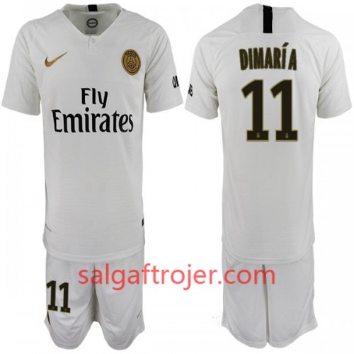 Paris Saint-Germain Fodboldtrøjer Di Maria 11 Børn Udebanesæt 2018/19 Kort ærmer Paris Saint-Germain Fodboldtrøjer Di Maria 11 Børn Udebanesæt 2018/19 Kort ærmer
